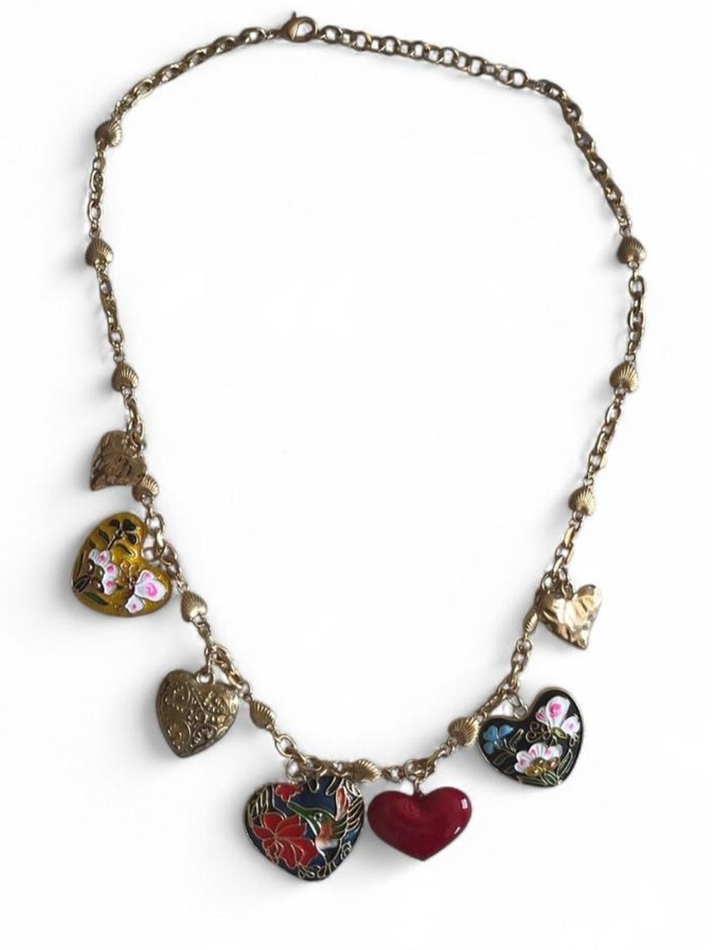 Gold Statement Necklace - Picture 2 of 5